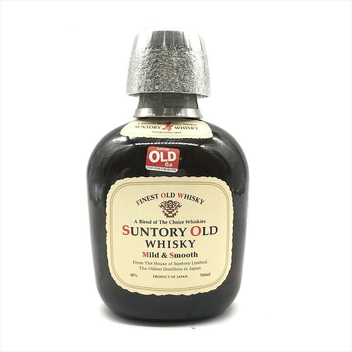 【中古】未開栓 SUNTORY サントリー オールド ウイスキー 寿 700ml コップ付き アルコール 40％ お酒 モルト グレーン 大阪府限定 m14497
