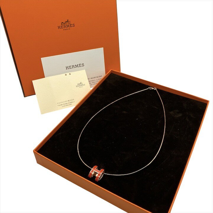 HERMES エルメス ネックレス ゴールドxオレンジ - 4500325A0123 楽天市場】エルメス ポップアッシュ ネックレス 新品の通販