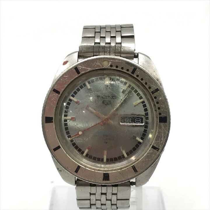 【中古】SEIKO セイコー 5 SPORTS スポーツ メンズ 腕時計 ウォッチ アクセサリー ブランド 小物 シルバー 稼働品 a9058