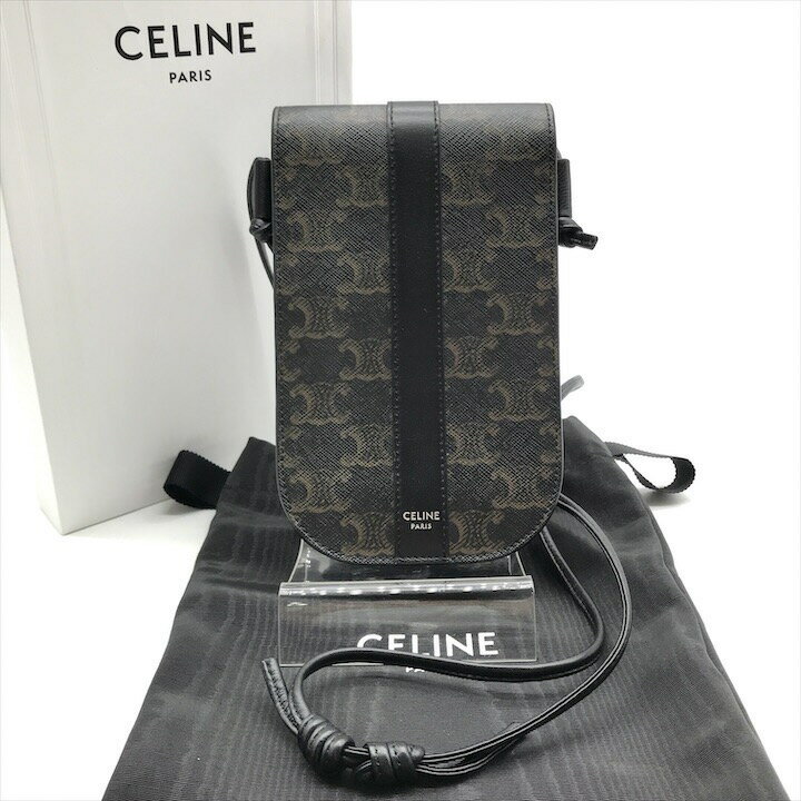 セリーヌ ショルダーバッグ 美品 CELINE（セリーヌ） ショルダーバッグ Horizonal Pouch Shoulder Bag