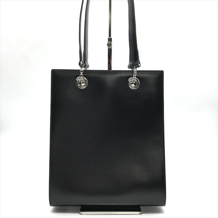【中古】美品 Cartier カルティエ パンテール カーフスキン SV金具 トート バッグ レディース ブランド 鞄 Bag k6490(4)