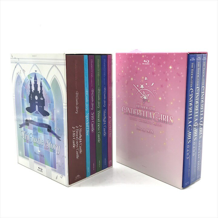 【中古】美品 アイドルマスター シンデレラガールズ 1st 4th LIVE DVD ブルーレイ BOX 2点 セット アニメ ワンダフルマジック 声優 m15...