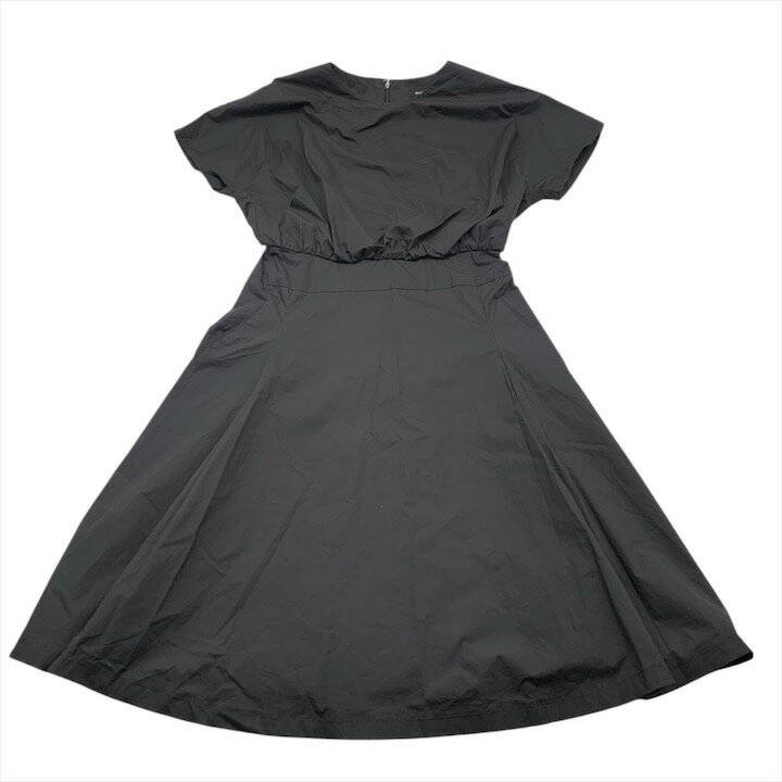Rakuten - 【中古】良品 DoCLASSE ドゥクラッセ 綿 シンプル ロング ワンピース レディース 9号 ブラック ファッション 服 m14832