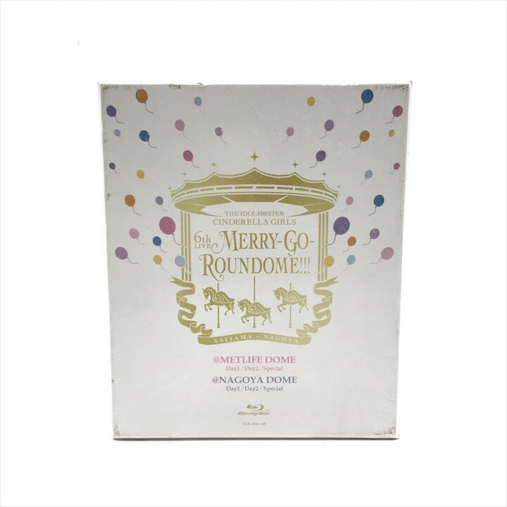 【中古】美品 アイドルマスター シンデレラガールズ 6th LIVE Merry-Go-Roundome!!! DVD ブルーレイ BOX アニメ キャラクター 声優 m15006 2