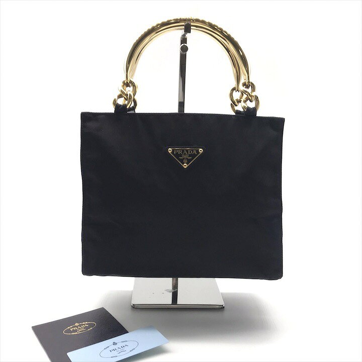 楽天市場】メタルハンドル バッグ（ブランドプラダ）（バッグ・小物