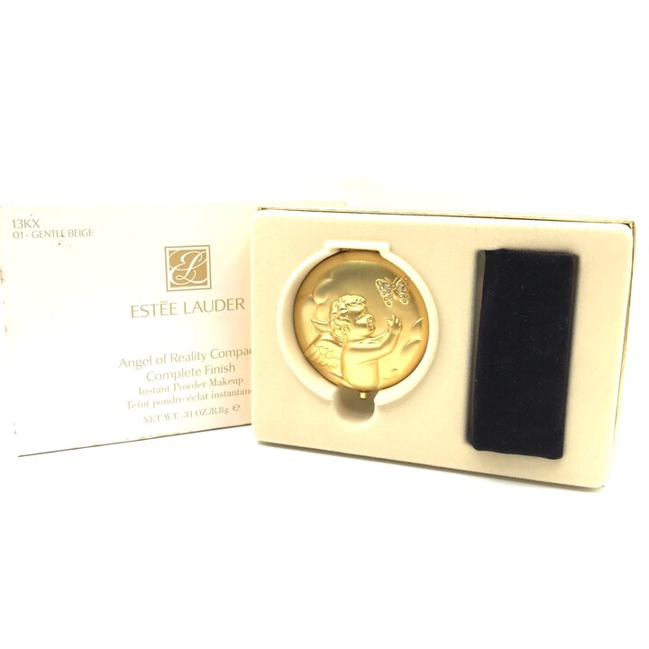 【中古】美品 Estee Lauder エスティーローダー ファンデーション ベージュ メイクアップ 化粧品 コスメ エンジェル オブ リアリティー m15492