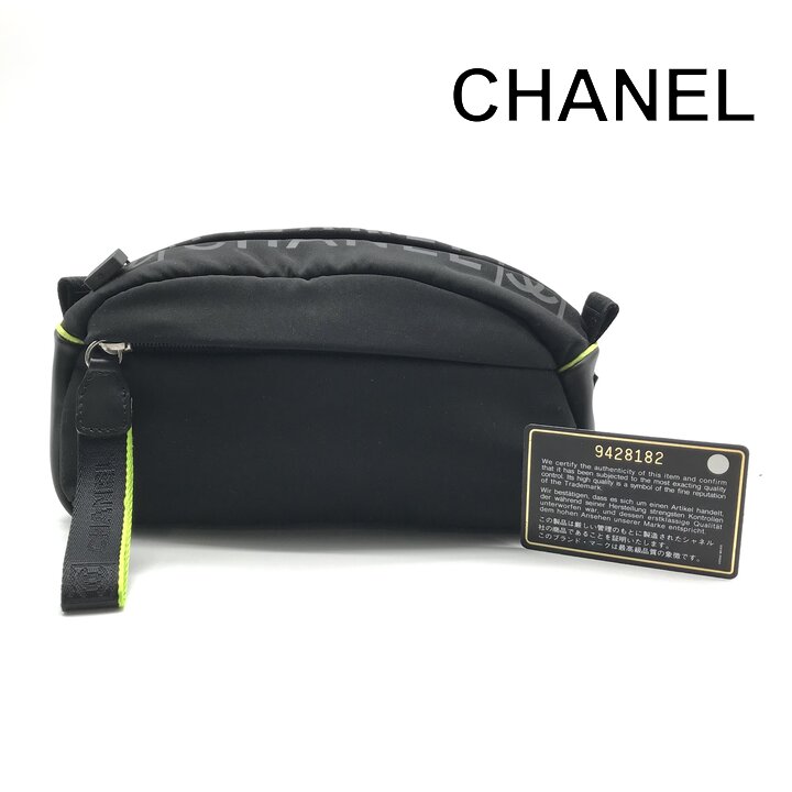 マ*)様 CHANEL シャネル ミニバッグ ポーチ チャコールグレー×ホワイト 楽天市場】ミニバッグ（ブランドシャネル）（アクセサリーポーチ