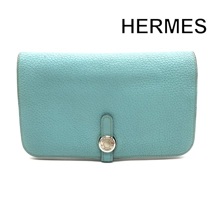 HERMES 三角形 ケース 青系 ターコイズ ブルー HERMES 三角形 コインケース 青系 ターコイズ ブルー - メルカリ