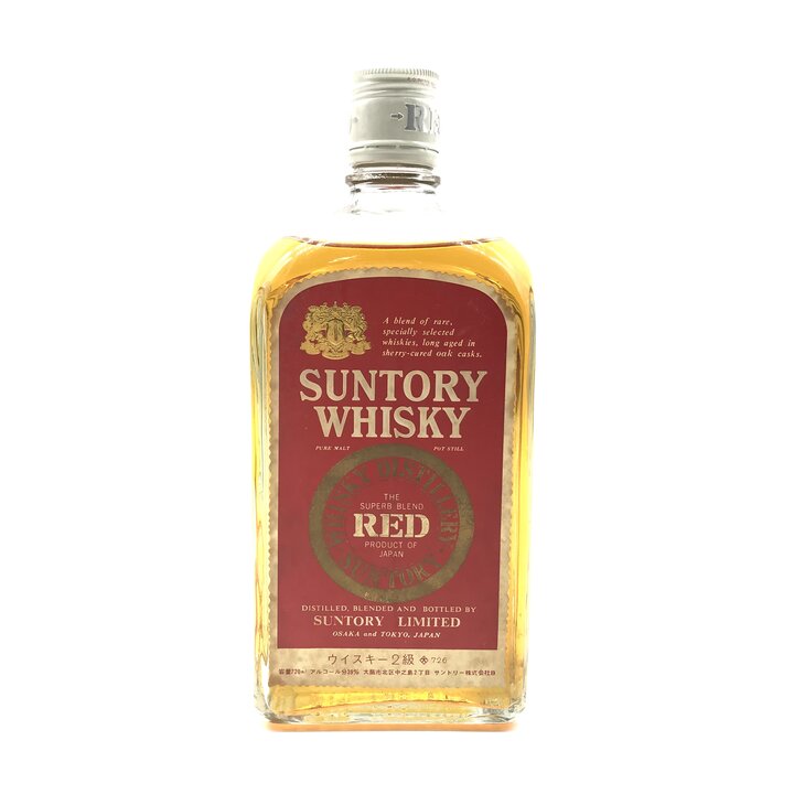 【中古】未開栓 SUNTORY LIMITED RED サントリー リミテッド レッド ジャパニーズ ウイスキー 39％ 720ml 大阪限定発送 アルコール m15756
