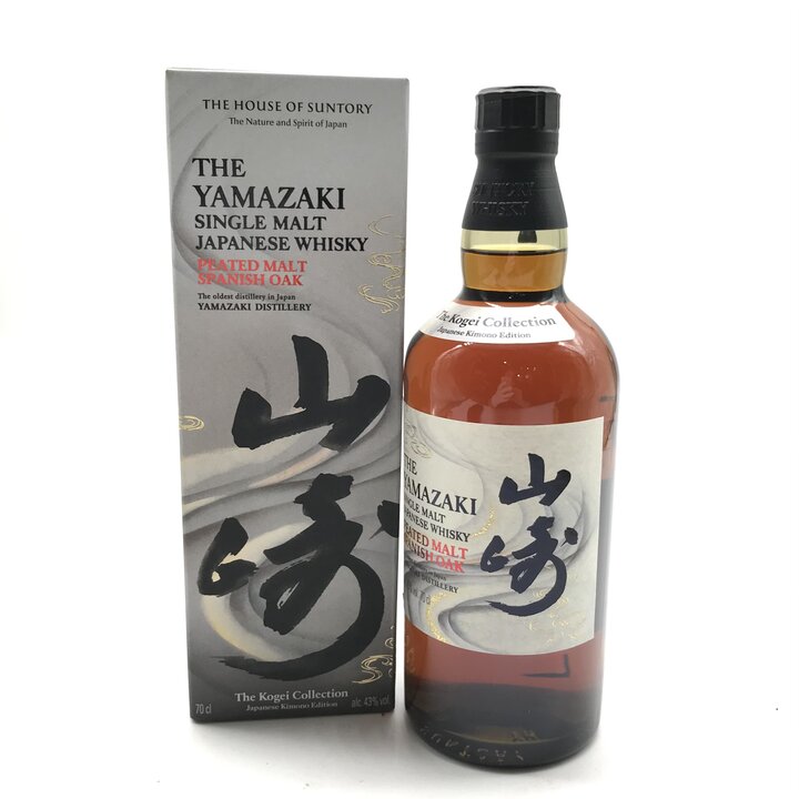 【中古】未開栓 SUNTORY サントリー 海外限定 山崎 ピーテッド モルト スパニッシュ オーク 工藝コレクション 43度 700ml アルコール お酒 m15776