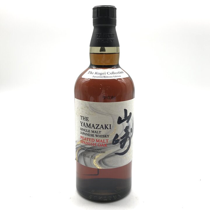 BEGINSELLの【中古】未開栓 SUNTORY サントリー 海外限定 山崎 ピーテッド モルト スパニッシュ オーク 工藝コレクション 43度 700ml アルコール お酒 m15776｜アングル2