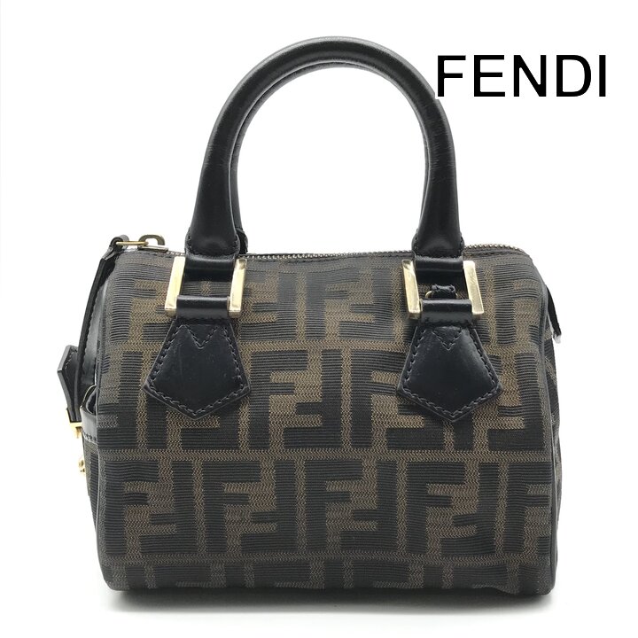 楽天市場】フェンディ fendi ズッカ ミニボストンの通販