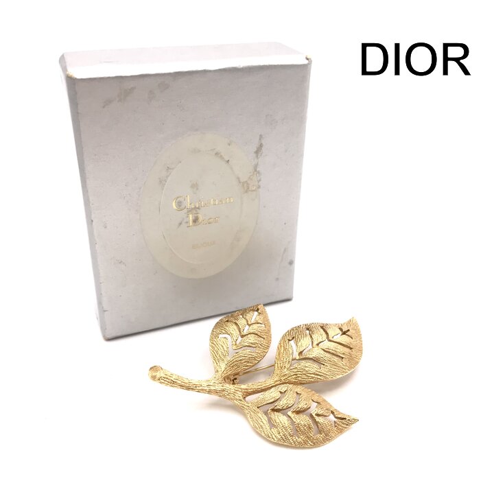 【✨極美品✨】Dior 葉モチーフ ゴールドブローチ 最終値下げ 楽天市場】ブローチ（ブランドディオール）（レディースジュエリー