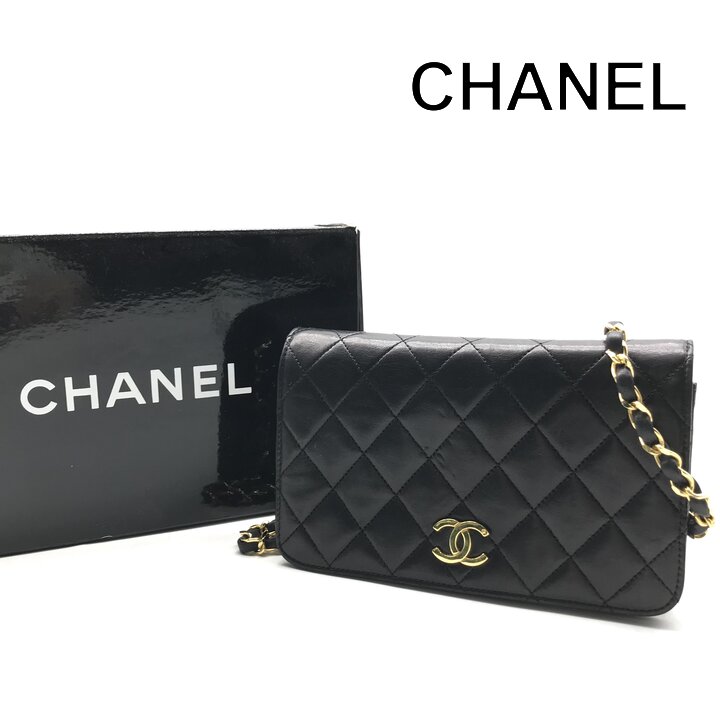 楽天市場】chanel シャネル マトラッセ ラムスキン チェーン