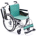 車椅子 軽量 コンパクト EH-2W40 折りたたみ 車いす ノーパンクタイヤ 自走式 アルミ 車イス 送料無料 介護用品 ミキ 北海道 沖縄 各離島 送料別途必要