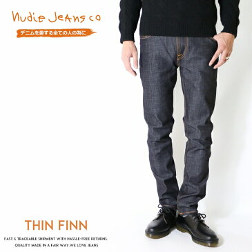 【国内正規品】【nudie jeans ヌーディージーンズ】 THIN FINN シンフィン スキニー ジーンズ メンズ インポート ブランド 海外ブランド THINFINN-934