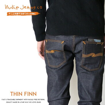 【国内正規品】【nudie jeans ヌーディージーンズ】 THIN FINN シンフィン スキニー ジーンズ メンズ インポート ブランド 海外ブランド THINFINN-934