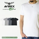 アヴィレックス 服（父向き） 【AVIREX アビレックス アヴィレックス】 Tシャツ クルーネック 無地 半袖 丸首 DAILY WEAR インナー デイリー テレコ 定番 パックt メンズ men's 国内正規品 インポート ブランド 海外ブランド 6143502