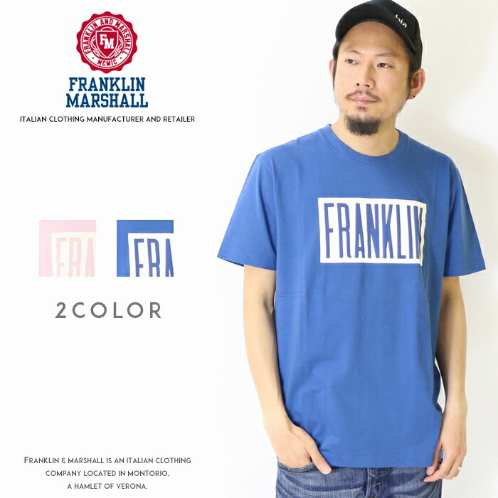 【セール 40％OFF】【フランクリン マーシャル FRANKLIN MARSHALL】 tシャツ 半袖 プリント ロゴ アメカジ franklin marshall men 039 s メンズ 国内正規品 インポート ブランド 海外ブランド 45181-4054