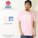 【セール 40％OFF】【フランクリン マーシャル FRANKLIN & MARSHALL】 tシャツ 半袖 プリント ロゴ アメカジ franklin&marshall men's メンズ 国内正規品 インポート ブランド 海外ブランド 45181-4054