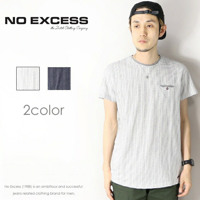 【NO EXCESS ノーエクセス NOEXCESS】 tシャツ 半袖 ポケット トップス メンズ men's