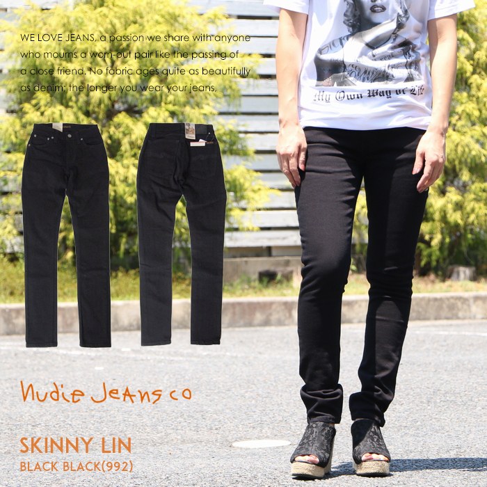 -【国内正規品】【nudie jeans ヌーディージーンズ】【SKINNY LIN/スキニーリン】 スキニー/スリム/タイト/lady's/レディース/インポートブランド/SKINNYLIN-992/SKINNYLIN-N992/46161-1193/48161-1004
