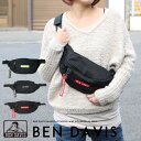 【タイムセール 10％OFF】 【BEN DAVIS ベンデイビス】 バッグ ボディバッグ ウエストバッグ ショルダーバッグ 鞄 小物 メンズ レディース プレゼント ギフト 彼氏 男性 女性 誕生日 記念日 父の日 ラッピング無料 BDW-9274