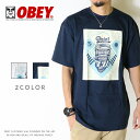  OBEY オベイ tシャツ 半袖 プリント スケートボード ストリート系 グラフィック メンズ men's 正規品 インポート ブランド 海外ブランド ストリートブランド 1630-820-08W-HT-19U/1630-820-08N-VY-19U