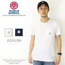 【セール 40％OFF】【フランクリン マーシャル FRANKLIN MARSHALL】 tシャツ 半袖 ポケット ロゴ 定番 アメカジ franklin marshall men 039 s メンズ 国内正規品 インポート ブランド 海外ブランド 45181-4017