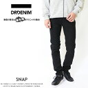 【DR.DENIM ドクターデニム】 SNAP スナップ ジーンズ メンズ デニム スキニー スリム テーパード ブラック ボトム 国内正規品 インポート ブランド 海外ブランド 0530101/1330133