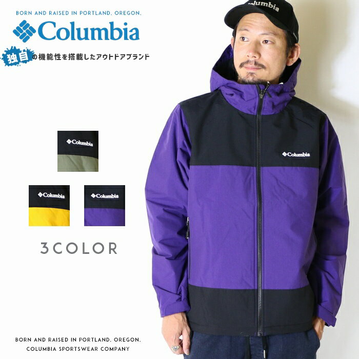 【セール 20％OFF】 Columbia コロンビア アウター ジャケット 中綿ジャケット ナイロンジャケット 撥水加工 防寒 メンズ 国内正規品 インポート ブランド 海外ブランド アウトドアブランド PM3843