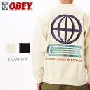 【セール 40%OFF】【OBEY オベイ】 スウェット トレーナー クルーネック ストリート スケートボード スケボー メンズ men's 正規品 インポート ブランド 海外ブランド ストリートブランド 112480077