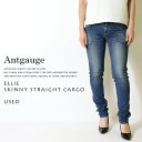 【antgauge アントゲージ】デニム ジーンズ スキニー ストレート カーゴ 定番 レディース lady's ボトム GC732(4)