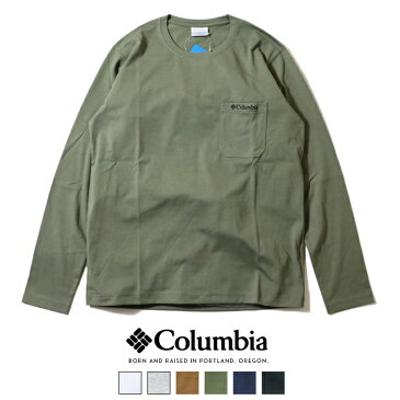 【新色入荷】【Columbia コロンビア】 長袖Tシャツ ロンT tシャツ ポケット メンズ 国内正規品 インポート ブランド 海外ブランド アウトドアブランド PM0554