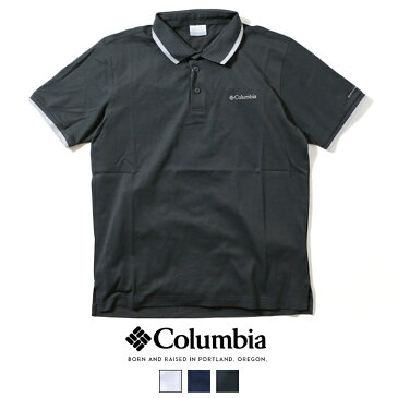 【セール 10%OFF】【Columbia コロンビア】 ポロシャツ 半袖 ロゴ カノコ オムニウィック UVカット メンズ 国内正規品 インポート ブランド 海外ブランド アウトドアブランド AE0412