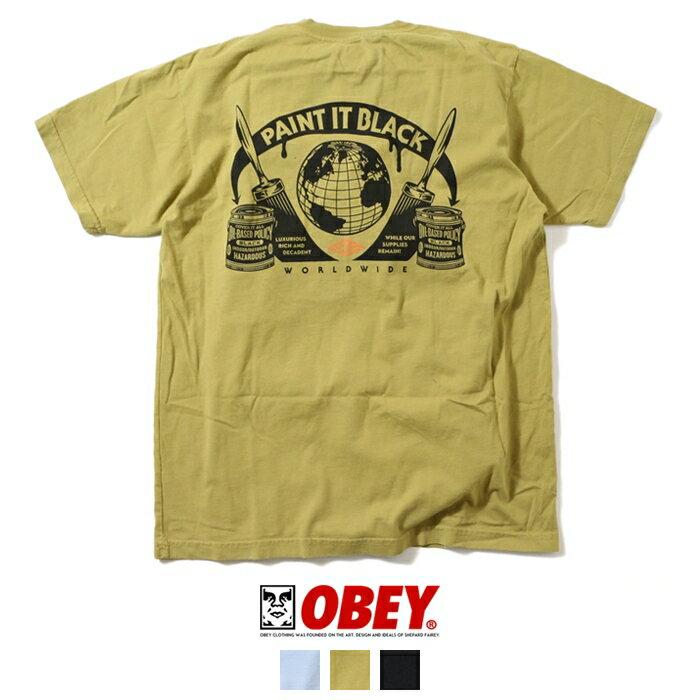 【セール 40％OFF】 OBEY オベイ tシャツ 半袖 プリント スケートボード スケボー ストリート系 グラフィック メンズ 正規品 インポート ブランド 海外ブランド ストリートブランド 163002609