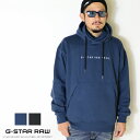 ジースター ロゥ 服 メンズ 【セール 30％OFF】【G-STAR RAW ジースターロウ】 パーカー スウェット プルオーバー フード 長袖 ロゴ ブラック ブルー ジースターロー gstar メンズ 国内正規品 インポート ブランド 海外ブランド D20408-A612