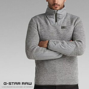 【セール 30％OFF】【G-STAR RAW ジースターロウ】 ニット ローゲージ ハーフジップ ハイネック 長袖 ジースターロー gstar メンズ 国内正規品 インポート ブランド 海外ブランド D20678-C944 M-knit