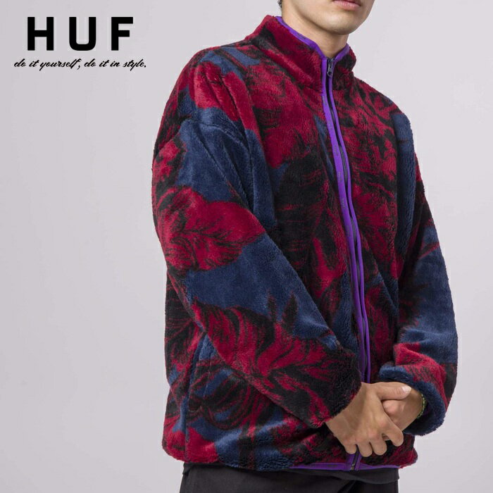  HUF ハフ ジャケット アウター シェルパフリース 総柄 ストリート スケート スケボー キースハフナゲル メンズ 正規品 インポート ブランド 海外ブランド 21FFL00154 M-outer