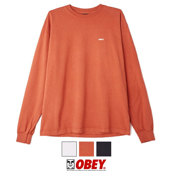 【セール 30％OFF】【OBEY オベイ】 ロンT 長袖Tシャツ プリント スケートボード スケボー ストリート系 グラフィック メンズ 正規品 インポート ブランド 海外ブランド ストリートブランド 167102650-21F