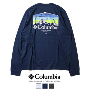 【2022年 春夏新作】【Columbia コロンビア】 長袖Tシャツ ロンT tシャツ ロゴ バックプリント メンズ 国内正規品 インポート ブランド 海外ブランド アウトドアブランド AM2271