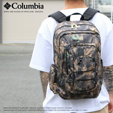 【Columbia コロンビア】 リュック バックパック バッグ リュックサック かばん 迷彩 カモフラージュ 25L メンズ 国内正規品 インポート ブランド 海外ブランド アウトドアブランド 通勤 通学 プレゼント 彼氏 男性 PU8027