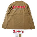 楽天エムズジーンズ【セール 20％OFF】【ANTI BALLISTIC アンティバルリスティック】 長袖tシャツ ロンT PINK'S HOTDOGS ピンクス ホットドッグス 大きめ オーバーサイズ ハリウッド カリフォルニア スタイル アメカジ サーフ メンズ 国内 ブランド 221AN1LT001