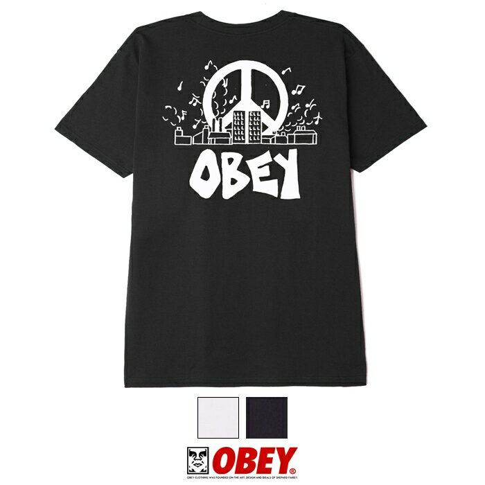  OBEY オベイ tシャツ 半袖 プリント スケートボード スケボー ストリート系 グラフィック メンズ 正規品 インポート ブランド 海外ブランド ストリートブランド 165262960