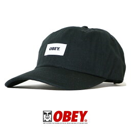 オーベイ 【OBEY オベイ】 キャップ ローキャップ 帽子 ブラック ストリート スケボー グラフィック メンズ men's 正規品 インポート ブランド 海外ブランド ストリートブランド 100580256