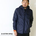 ジースター ロゥ 服 メンズ 【セール 30％OFF】【G-STAR RAW ジースターロウ】 ジャケット アウター 中綿 キルティング 防寒 撥水 フード ジースターロー gstar メンズ インポート ブランド 海外ブランド D20119-B577 M-outer