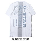【セール 30％OFF】【G-STAR RAW ジースターロウ】 tシャツ 半袖 ロゴ バックプリント ジースターロー gstar メンズ 国内正規品 インポート ブランド 海外ブランド D16425-336
