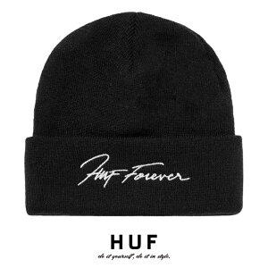 【2022年 秋冬新作】 HUF ハフ ニットキャップ ニット帽 ビーニー ブラック 黒 ストリート スケート スケボー キースハフナゲル メンズ レディース ユニセックス 正規品 インポート ブランド 海外ブランド 22FBN00124