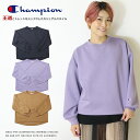 【セール 30％OFF】【Champion チャンピオン】 トレーナー スウェット クルーネック 長袖 ロゴ トップス レディース lady 039 s 国内正規品 インポート ブランド 海外ブランド CW-W013