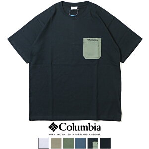 【Columbia コロンビア】 tシャツ 半袖 プリント ポケット UVカット メンズ 国内正規品 インポート ブランド 海外ブランド アウトドアブランド PM0642
